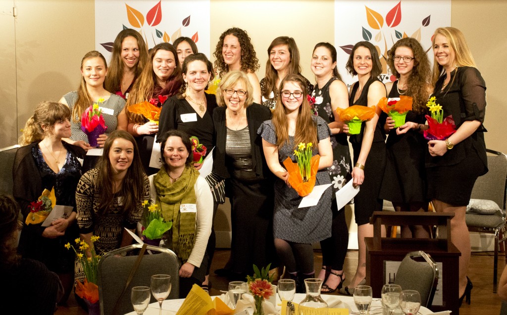 Young Changemakers with Elizabeth May MP at IWD 2015